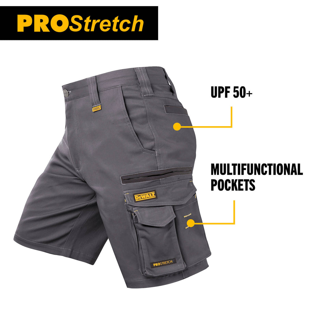 DEWALT Men's Grey Bennington PROStretch Shorts - Image 9 of 9