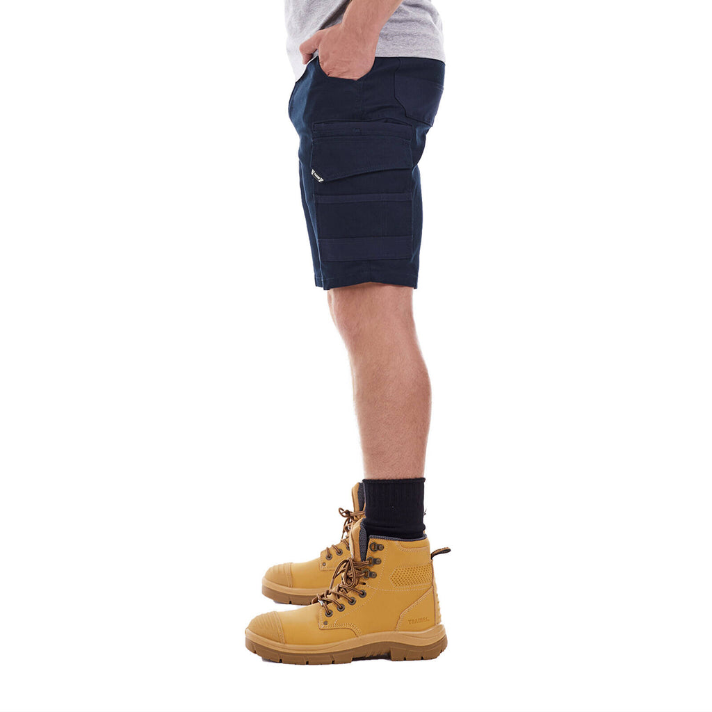 Tradie Core Navy Cargo Shorts - 87 - Image 3 of 7