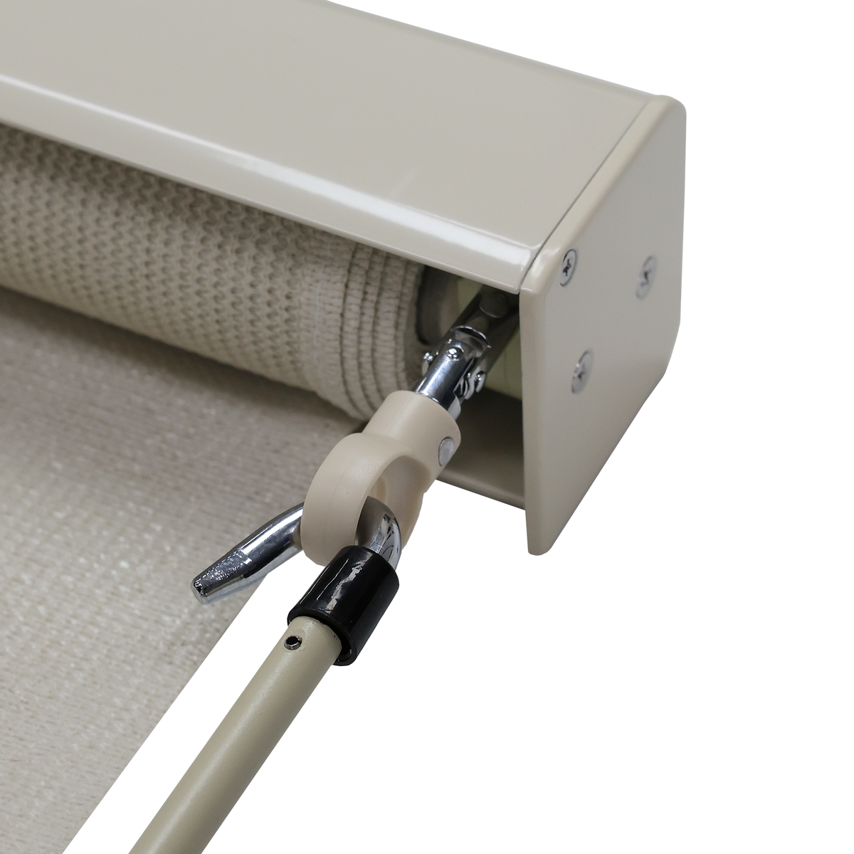 Coolaroo 2.1 x 2.4m Shell Crank Operated Outdoor Blind with Premium Pelmet - Image 8 of 10