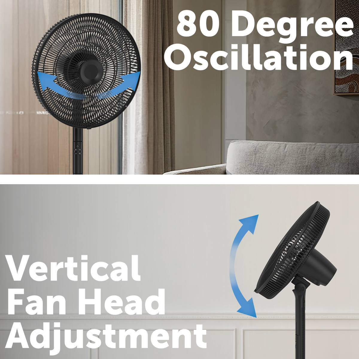 Arlec Smart 40cm DC Pedestal Fan With Remote - Image 3 of 7