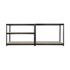 Pinnacle Black Gloss 5 Tier Adjustable Shelving Unit - Image 3 of 11