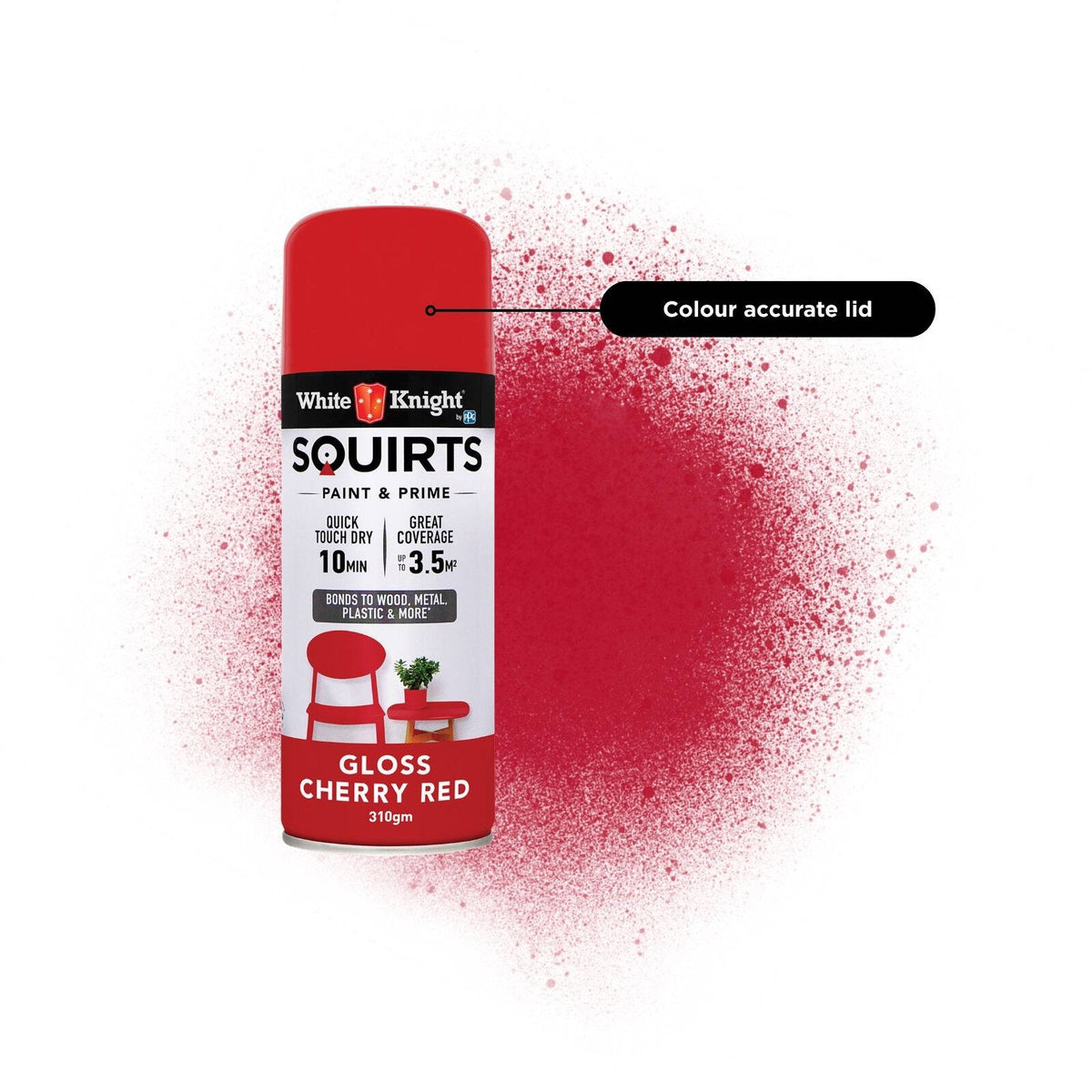 White Knight 310g Squirts Spray Paint - Image 124 of 205