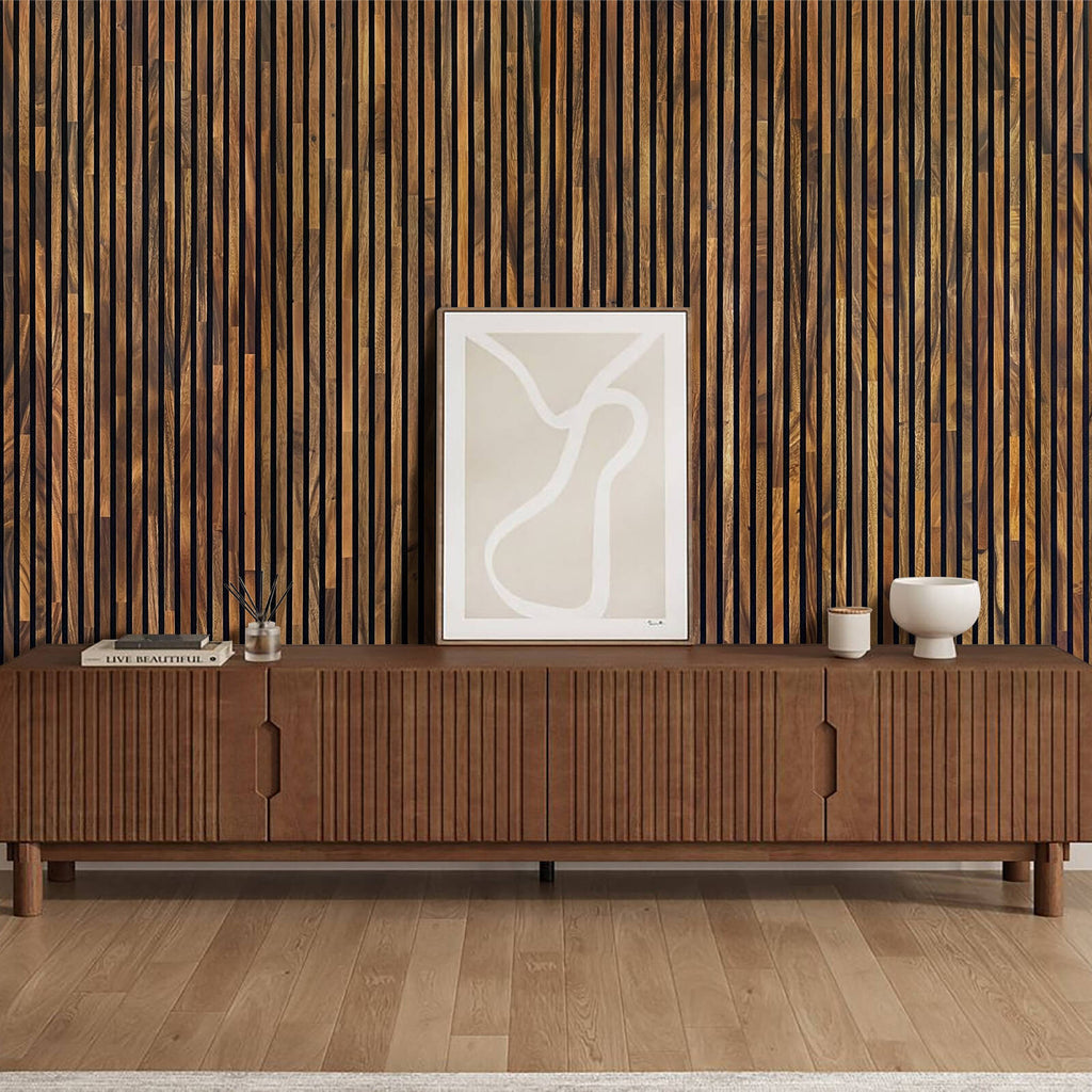 SpecRite 2700 x 600 x 21mm Saman Batten Acoustic Panel - Image 3 of 5