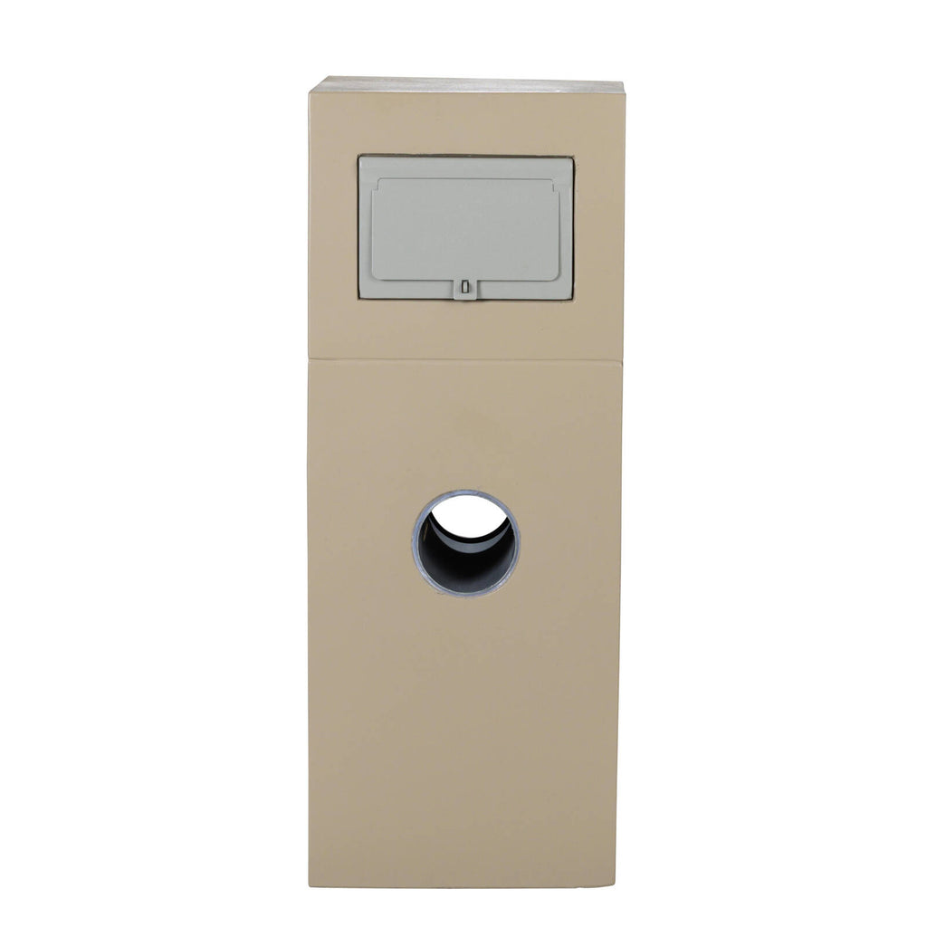 Northcote Pottery 35 x 90cm Grey Metro Pillar Letterbox - Image 4 of 4