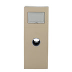 Northcote Pottery 35 x 90cm Grey Metro Pillar Letterbox - Image 4 of 4