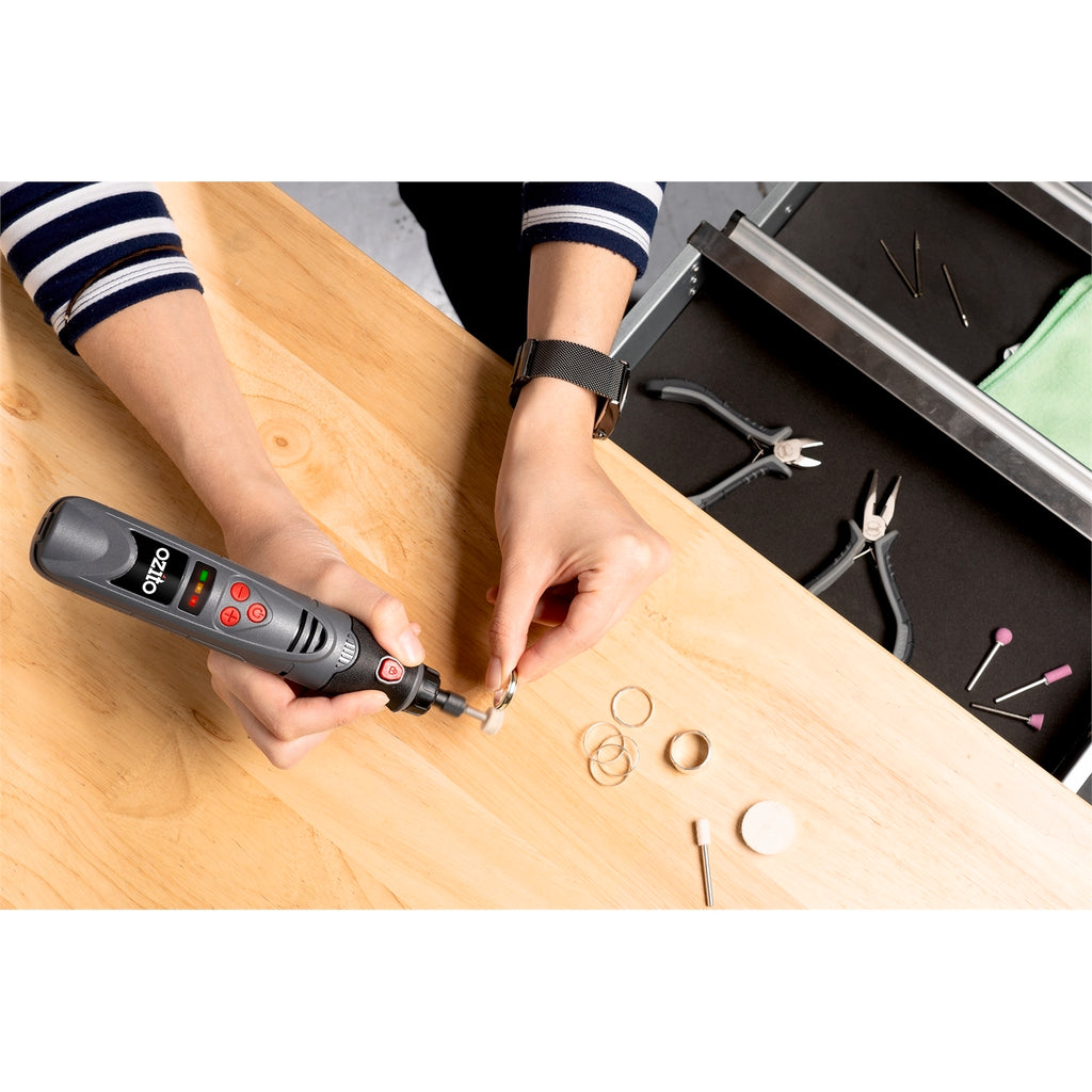 Ozito 3.6V Lithium Ion Cordless Rotary Tool With 118 Piece Accessory Kit - Image 10 of 11