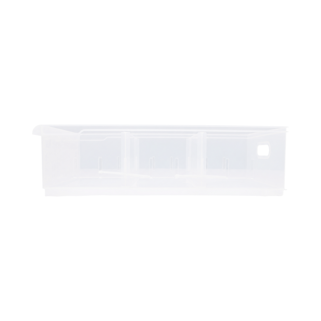 All Set Clear Wide Compartment Box With Two Dividers - Image 4 of 6