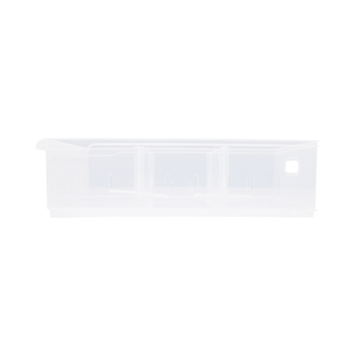 All Set Clear Wide Compartment Box With Two Dividers - Image 4 of 6