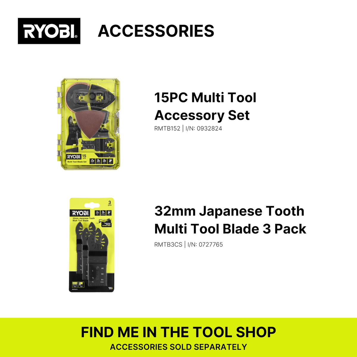 Ryobi 18V ONE+ Multitool Kit - Image 9 of 9