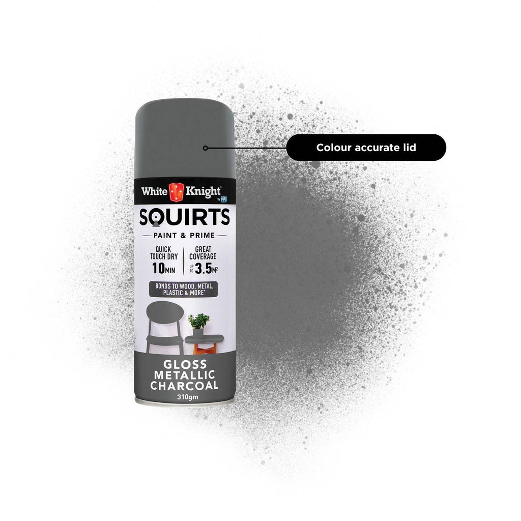 White Knight 310g Metallic Gloss Squirts Spray Paint - Image 14 of 25
