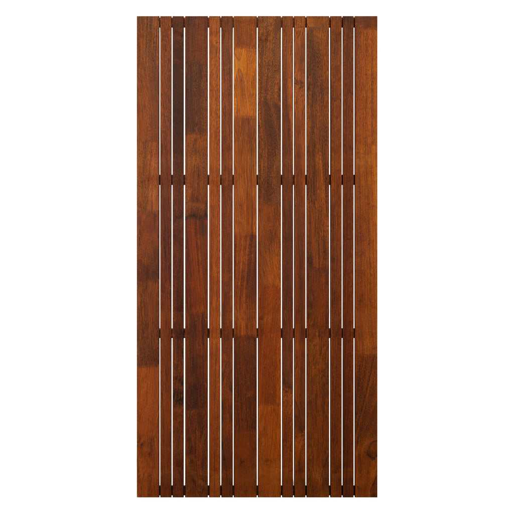 SpecRite 1800 x 902mm Merbau Pre-Oiled Alternating Slat Fence Panel - Image 1 of 5