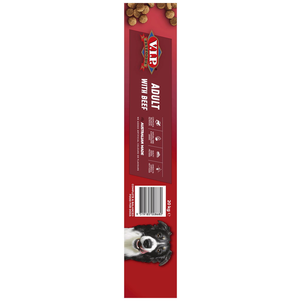 VIP 20kg Adult Dry Dog Food - Beef with Vegetable - Image 3 of 4