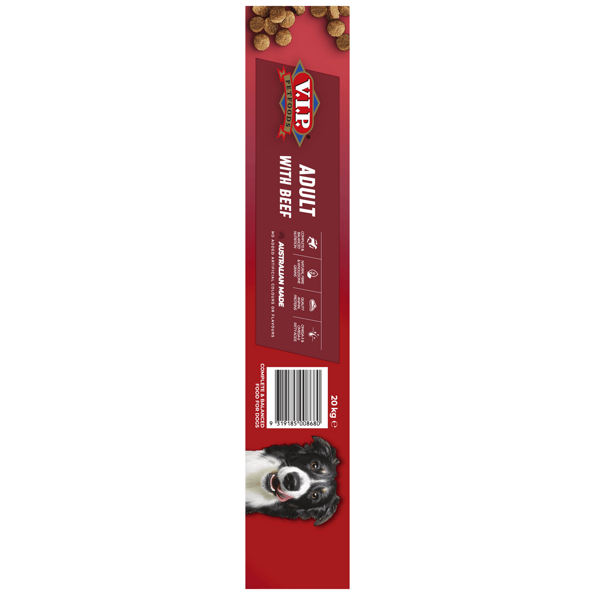 VIP 20kg Adult Dry Dog Food - Beef with Vegetable - Image 3 of 4