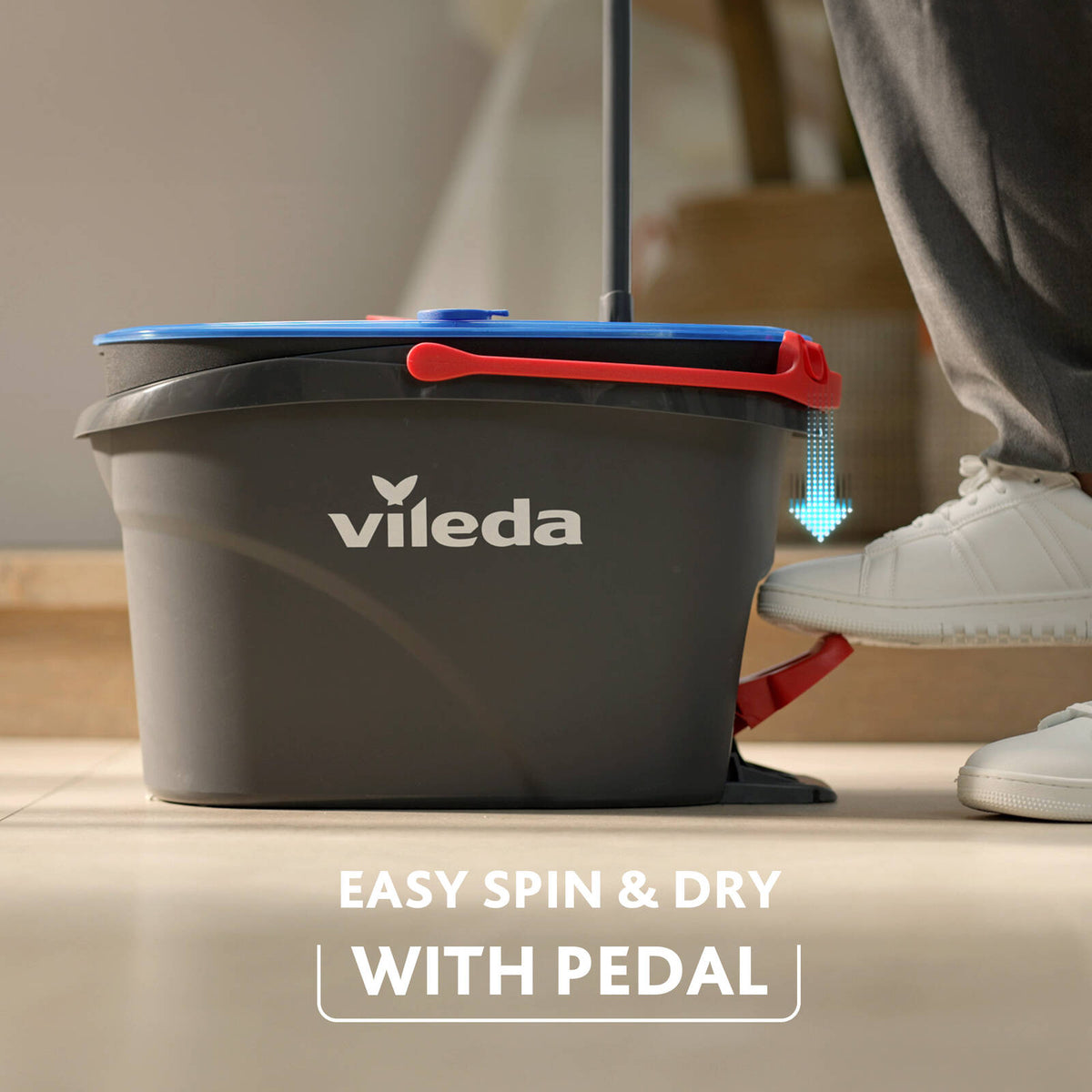 Vileda H2Pro Spin Mop And Bucket System - Image 3 of 8