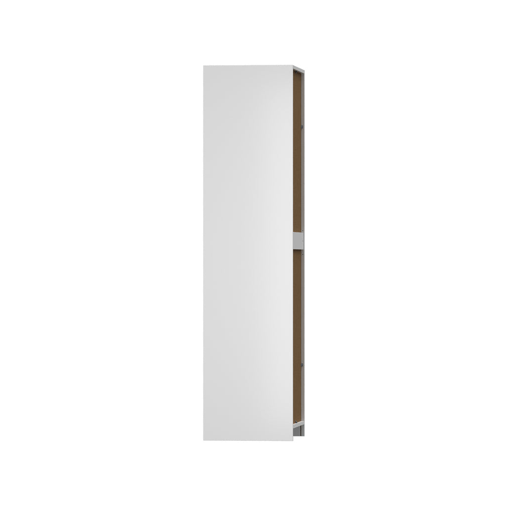 Flexi Storage Wardrobe 606 x 2000 x 480mm White Matte 3 Shelf and 4 Drawer Unit - Image 5 of 8