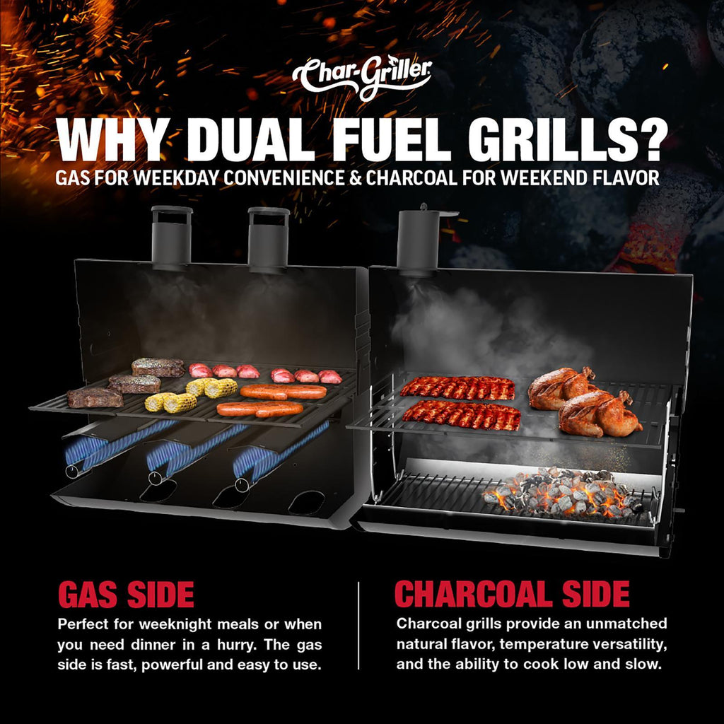 Char-Griller Double Play Dual Function BBQ - LCC27 - Image 9 of 9