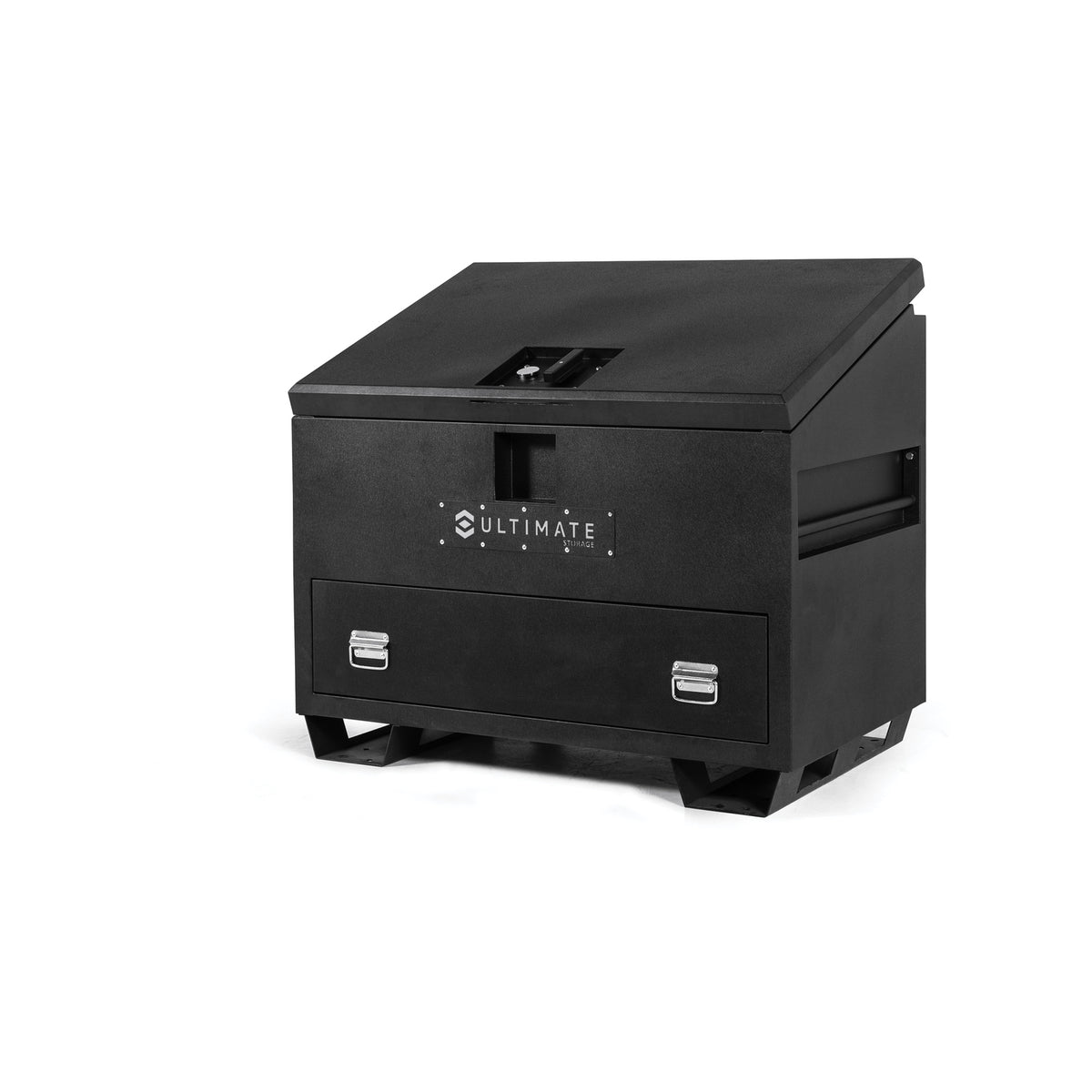 Ultimate Storage Site Box With Angled Lid And Drawer - Image 1 of 14