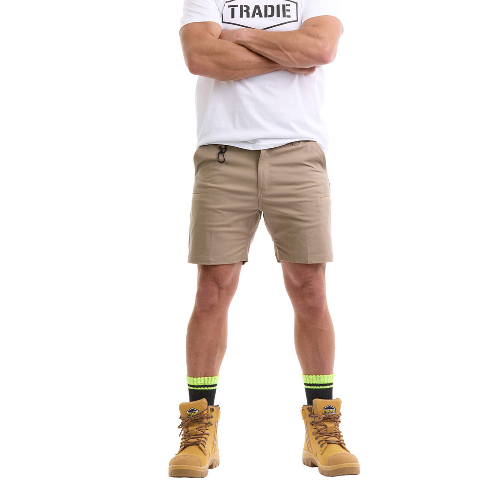 Tradie Pro Khaki Mid Short - 92 - Image 2 of 6
