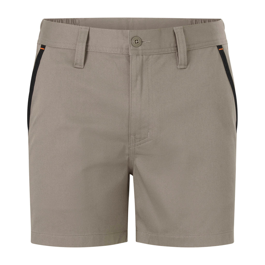Citeco Khaki Cotton Stretch Short Shorts - Image 1 of 11