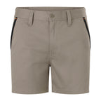 Citeco Khaki Cotton Stretch Short Shorts - Image 1 of 11