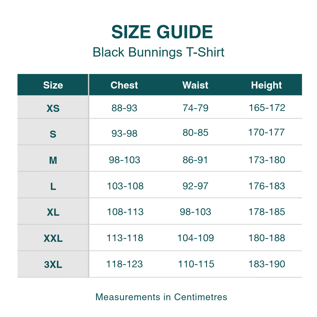 Bunnings Logo T-Shirt (Black)