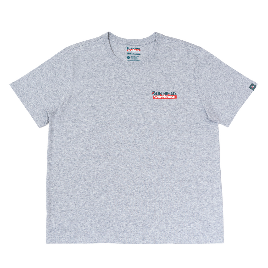 Bunnings Logo T-Shirt (Grey Marle)