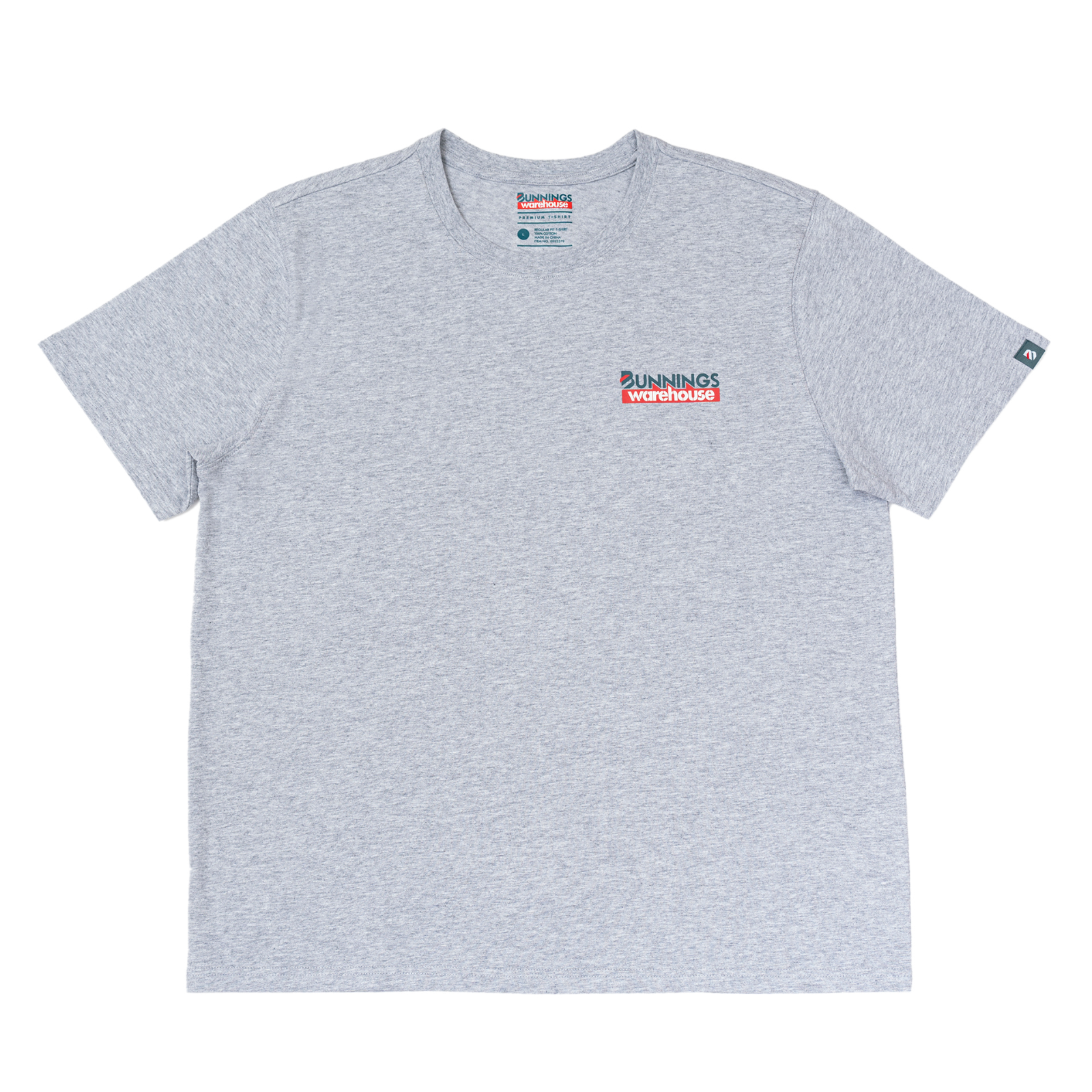 Bunnings Logo T-Shirt (Grey Marle)