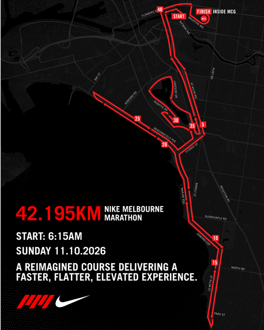 42.195km Nike Melbourne Marathon