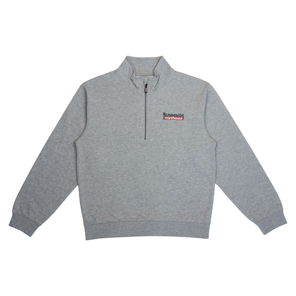 Bunnings Quarter Zip (Grey)