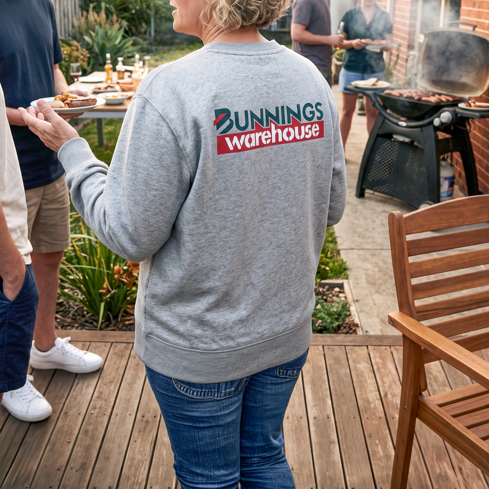 Bunnings Crew Neck (Grey) - Image 4 of 5