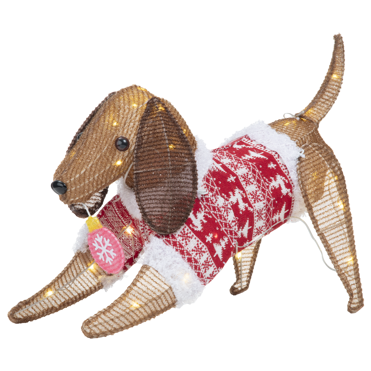 Arlec 58cm Low Voltage LED Tinsel Dog - Image 1 of 3