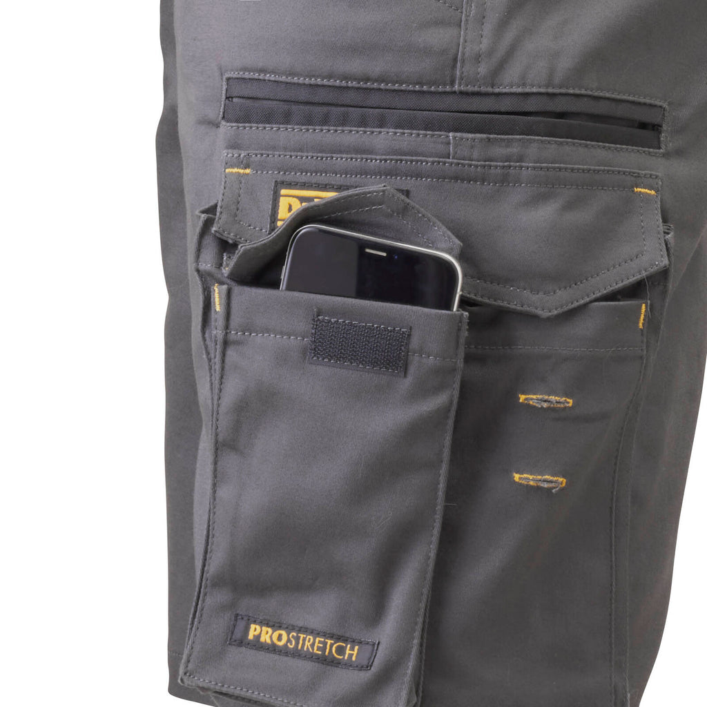 DEWALT Men's Grey Bennington PROStretch Shorts - Image 8 of 9