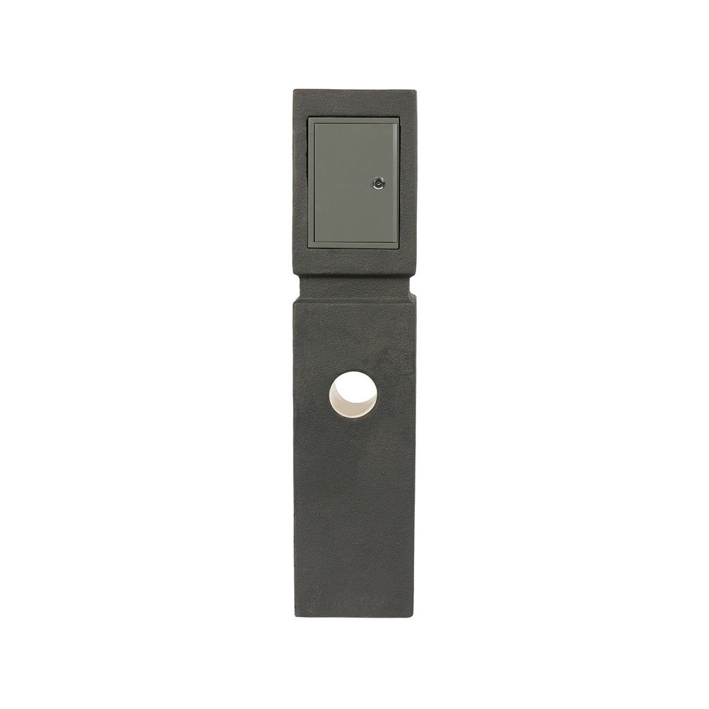 Northcote Pottery Vermont Charcoal Elite Pillar Letterbox - Image 2 of 3