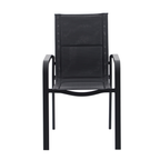 Mimosa Cordoba Aluminium Dining Chair Charcoal - Image 4 of 5