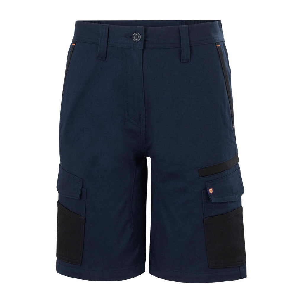 Citeco Women's Navy Cotton Stretch Mid Shorts - Image 8 of 11