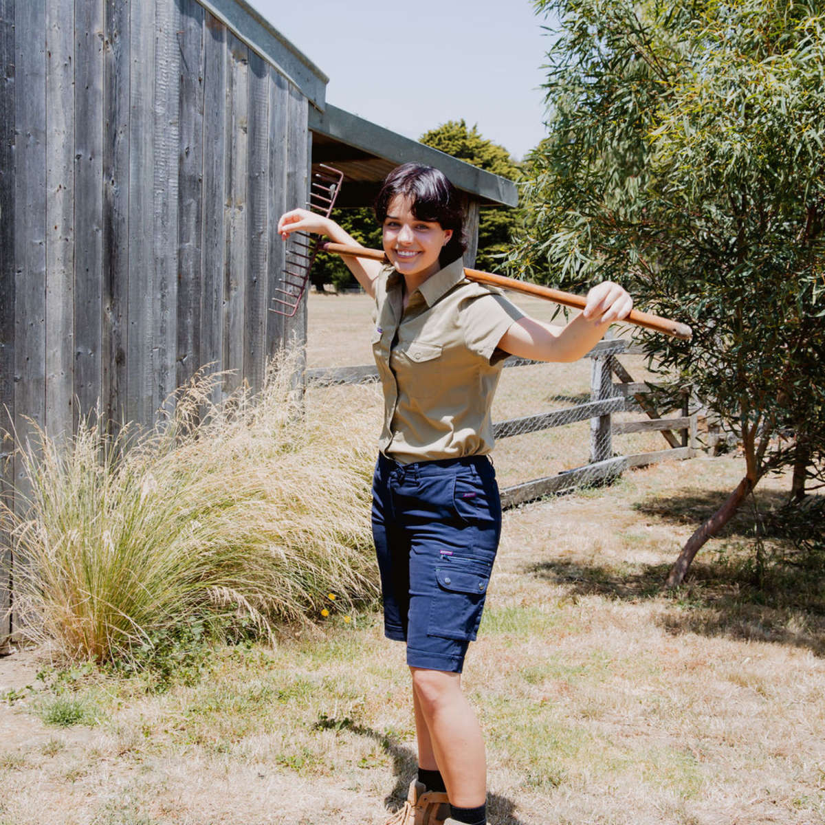 Green Hip Give Cargo Shorts Navy Blue - Image 3 of 4