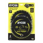 Ryobi 184mm 24T &amp; 40T Circular Saw Blade - 2 Pack - Image 2 of 8