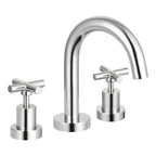 Mondella Chrome Resonance 1/2 Turn Cross Handle Basin Set - Image 1 of 2