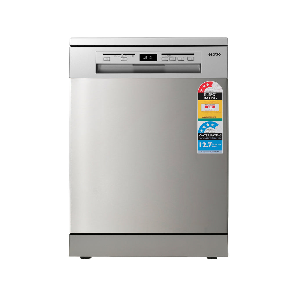 Esatto 60cm Stainless Steel 15 Place Settings Dishwasher - Image 1 of 9