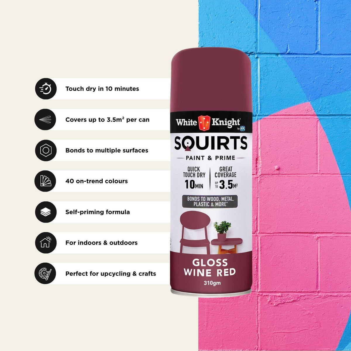 White Knight 310g Squirts Spray Paint - Image 35 of 205