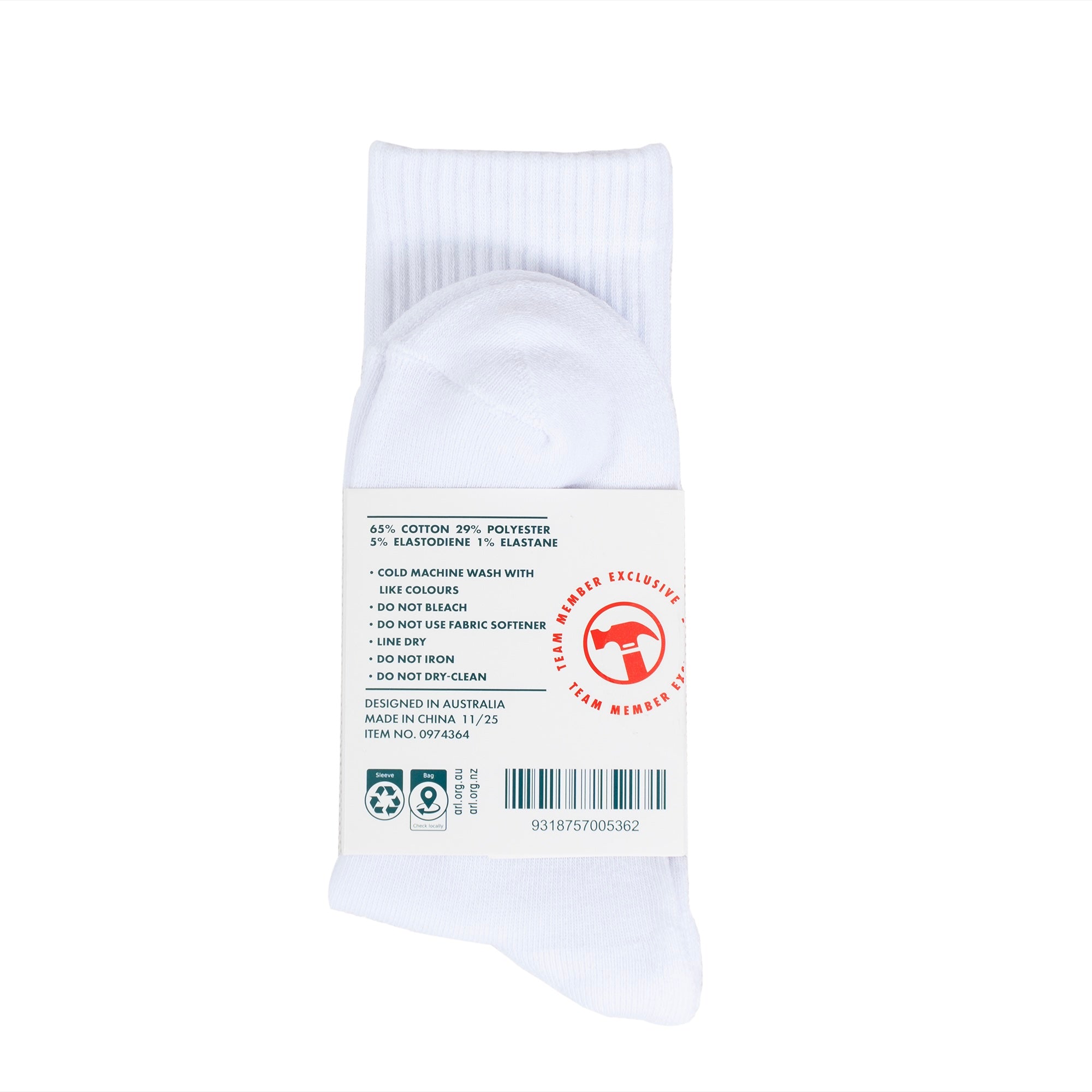 Crew Socks (One Pair)