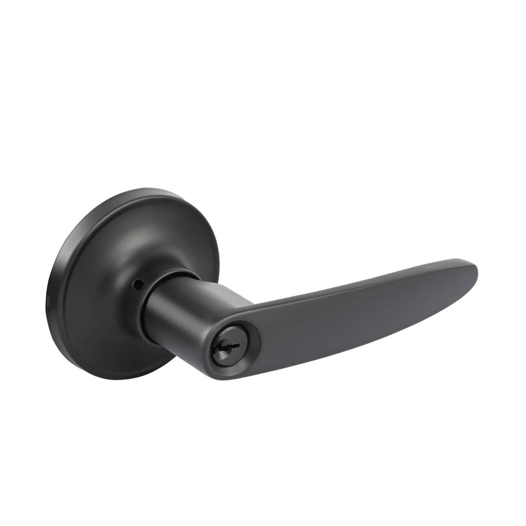 Ikonic Black Matte Norr Entrance Lever Set - Image 2 of 10