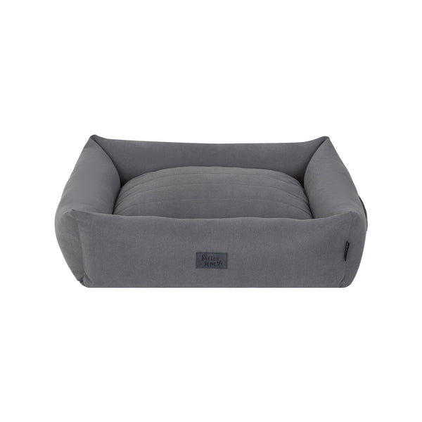 Baxter Bone Grey Small Sofa Style Fabric Bolster Bed