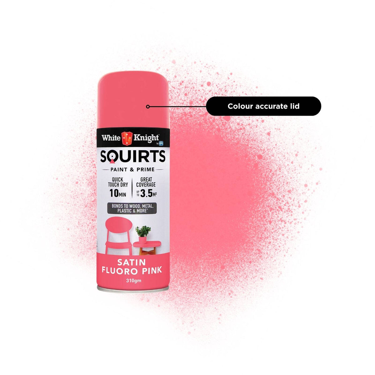 White Knight 310g Squirts Spray Paint - Image 195 of 205