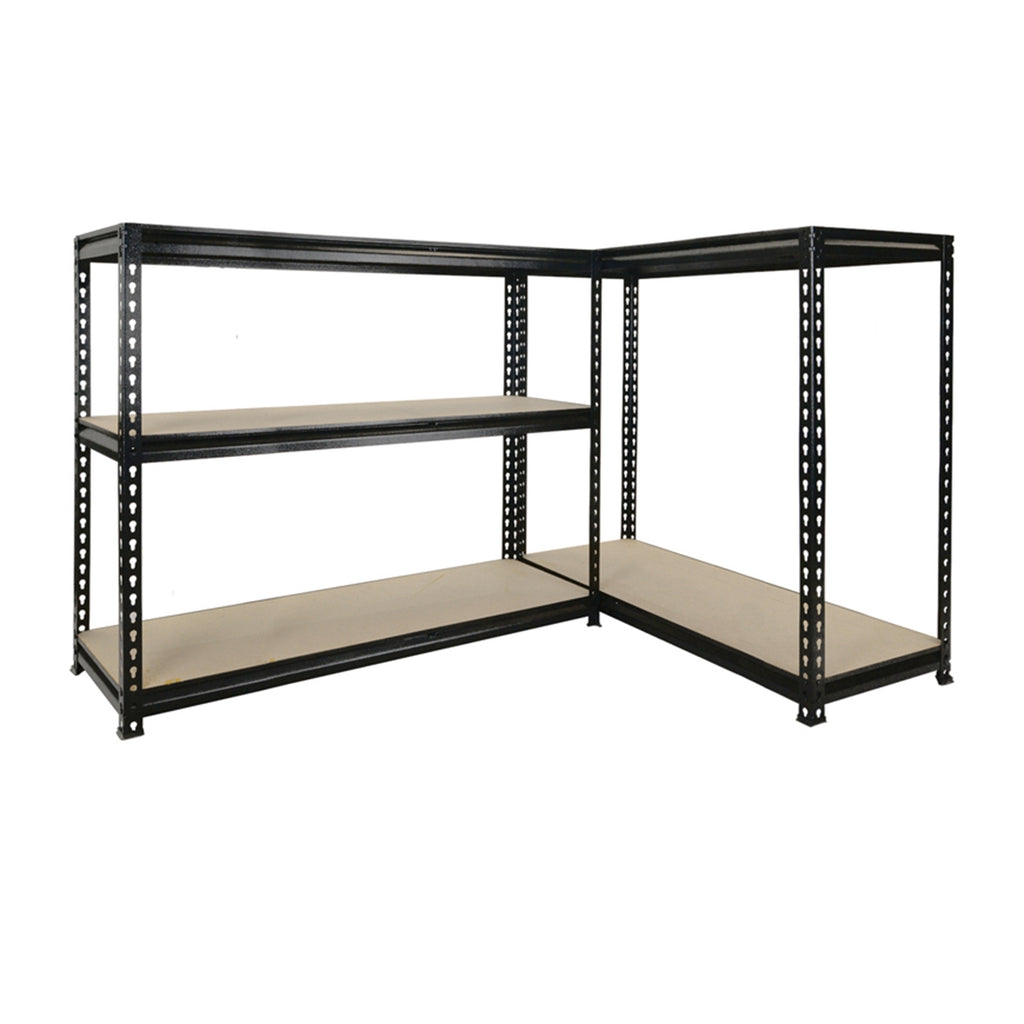 Pinnacle Black Gloss 5 Tier Adjustable Shelving Unit - Image 4 of 11