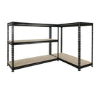 Pinnacle Black Gloss 5 Tier Adjustable Shelving Unit - Image 4 of 11