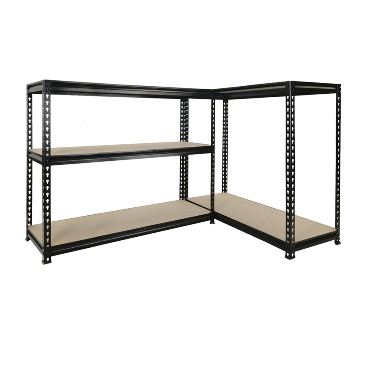 Pinnacle Black Gloss 5 Tier Adjustable Shelving Unit - Image 4 of 11