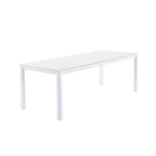 Mimosa Cordoba Aluminium Dining Table White - Image 2 of 4
