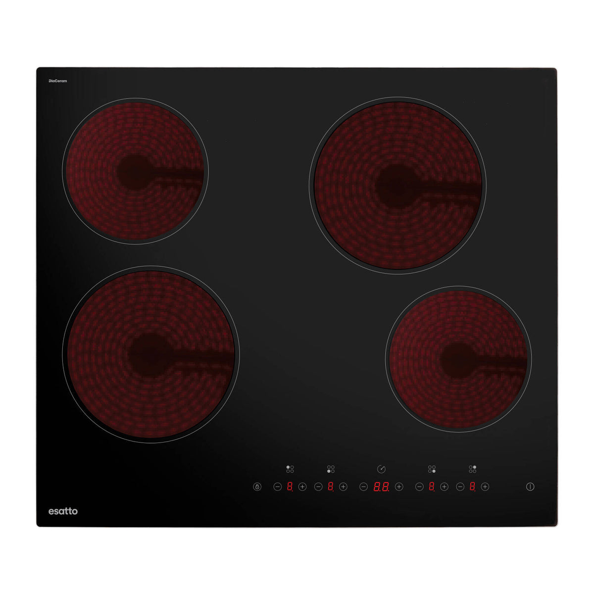Esatto 60cm Ceramic Cooktop with Touch Controls - Image 1 of 5