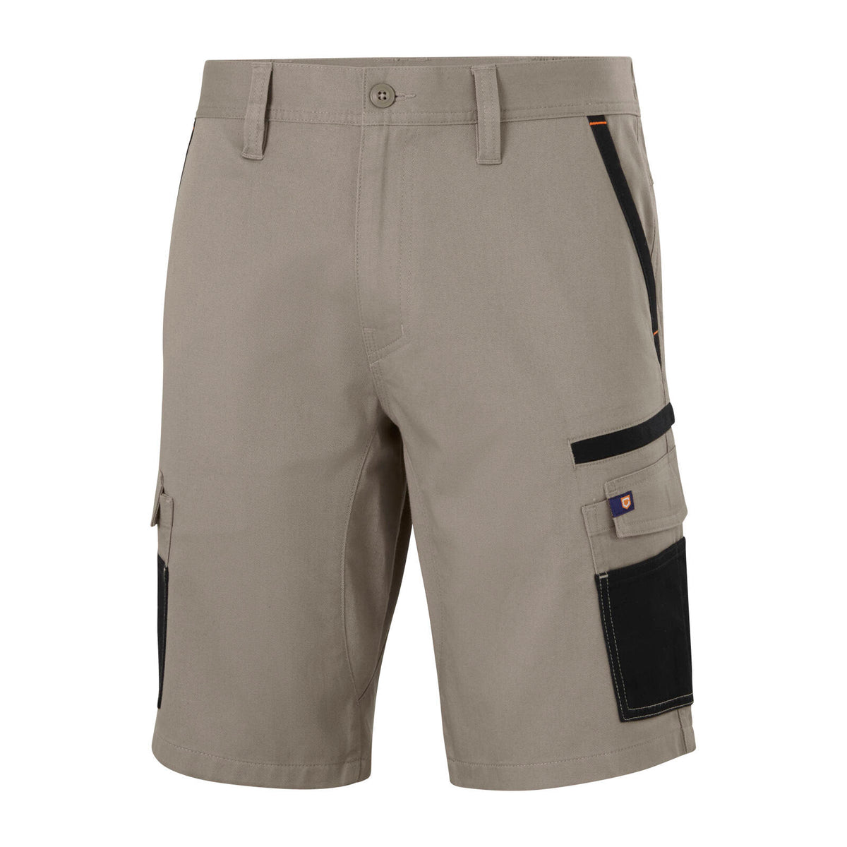 Citeco Cotton Stretch Cargo Khaki Mid Shorts - Image 10 of 13